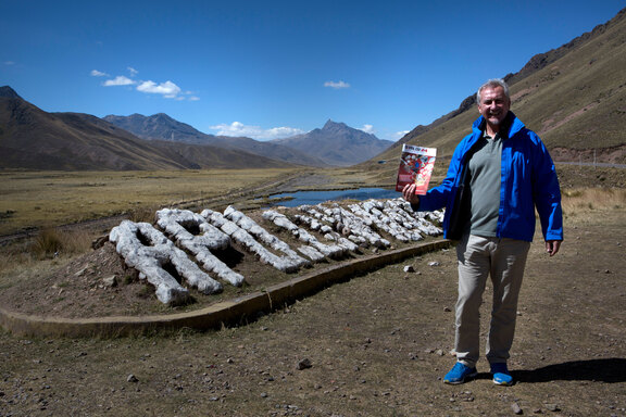 Kurt Ganglbauer im La Raya-Gebirge in Peru